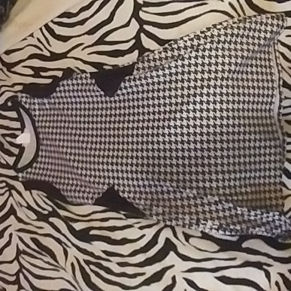 Black and white dress